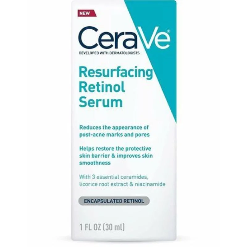 Cerave Resurfacing Encapsulated Retinol Serum For Post-acne Marks & Spots