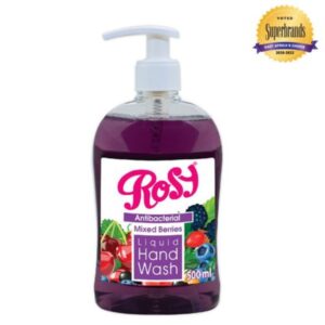 Rosy Liquid Hand Wash Soap Mixed Berries 500ml With Pump