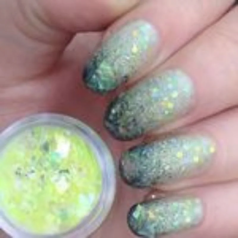 12 Colors UV Gel Nail Art Glitter Dust Powder Shimmers Acrylic Tip DIY Decor