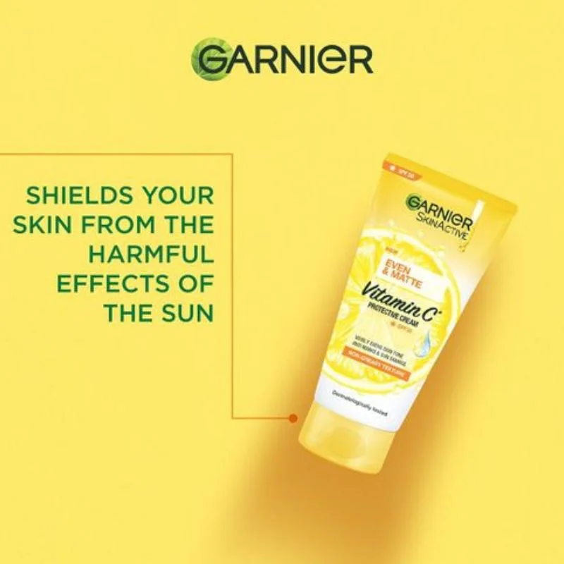 Garnier Even & Matte Vitamin C Protection Cream SPF30 50ml