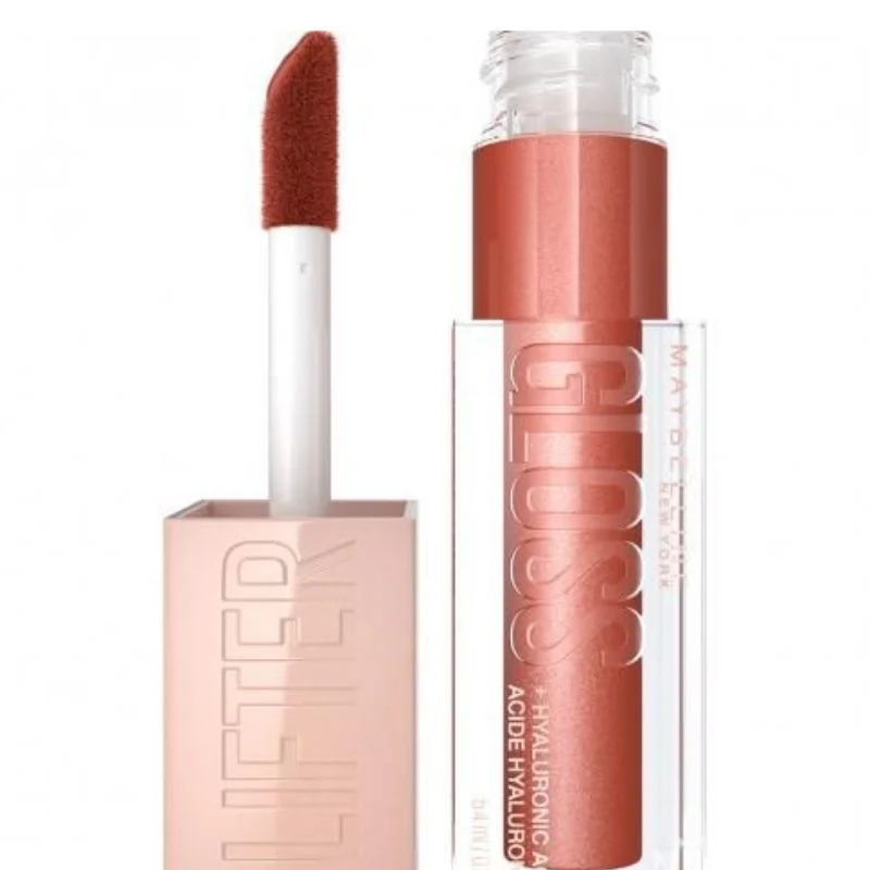 Maybelline Lifter Gloss Hydrating Lip Gloss With Hyaluronic Acid, Topaz